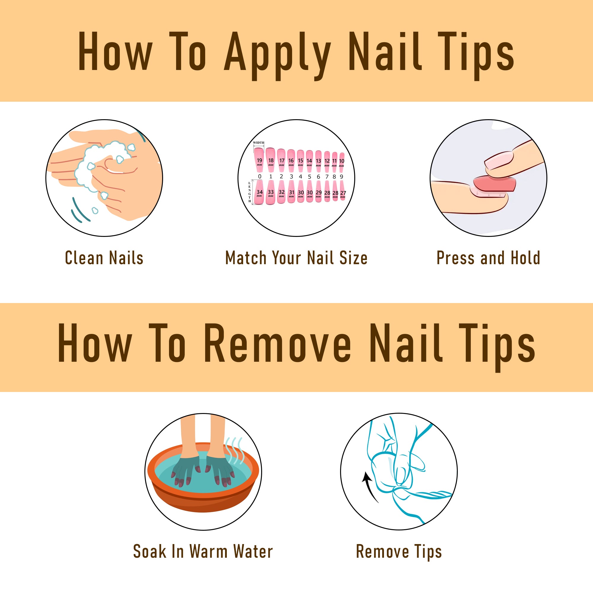 Fashion Nail Stick On - IFN014