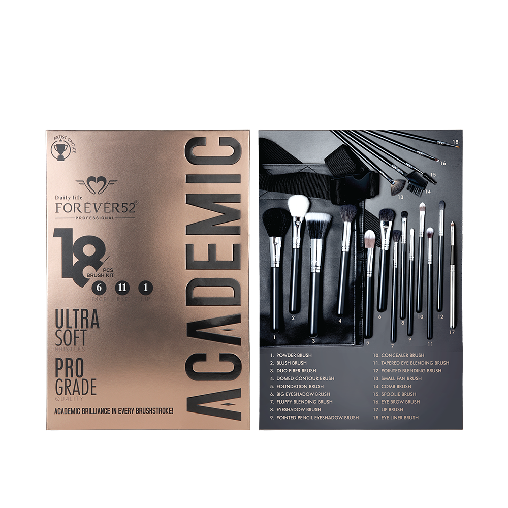 Academic 18 Pcs Brush Kit