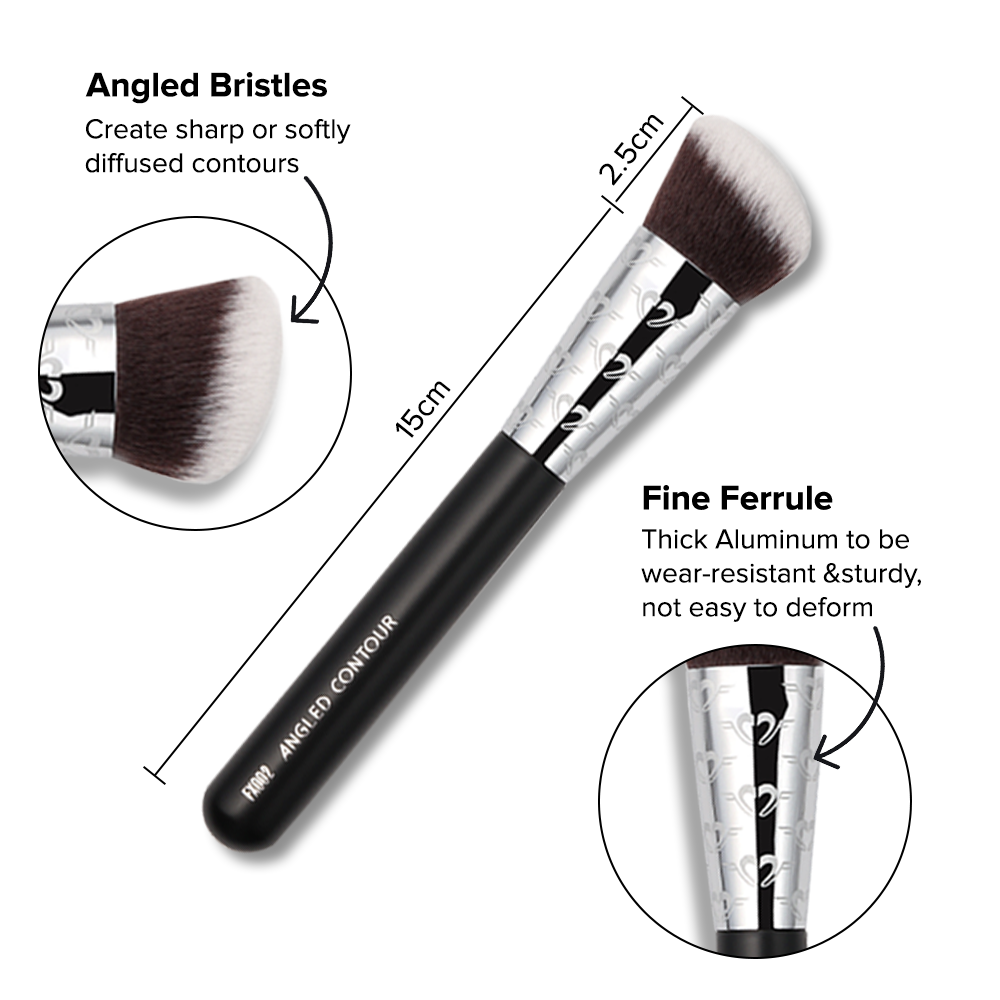 Academic Angled Contour Brush - FX002