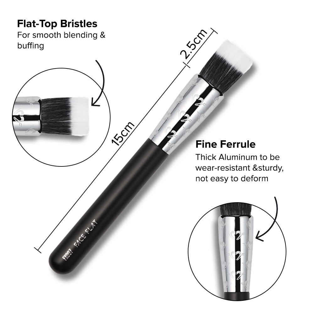 Academic Face Flat Brush - FX007