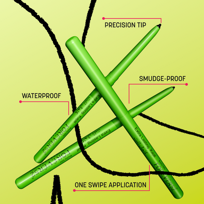 Amazonic Black Kajal Pencil, Pack of 2