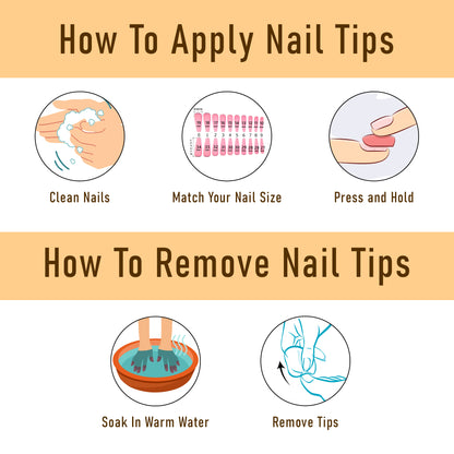 Fashion Nail Stick On - IFN024